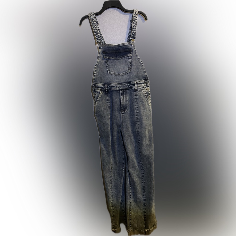 Wash Lab Union Wide-Leg Overalls